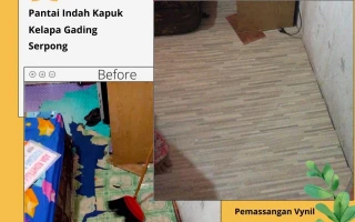 Pemasangan Vynil Ibu NgadiyemPedongkelan Pik