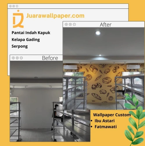 Project Pemasangan Wallpaper Ibu Astari  Kebayoran ~blog/2022/1/19/11