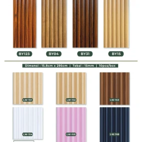 Wallpanel Setengah lingkaran Kode BY  Kode LW